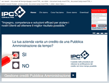 Tablet Screenshot of ipcconsulting.it